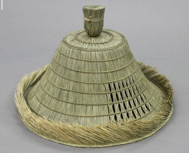 Edo period straw hat