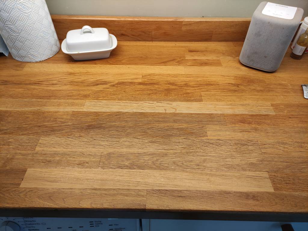 Oak worktop