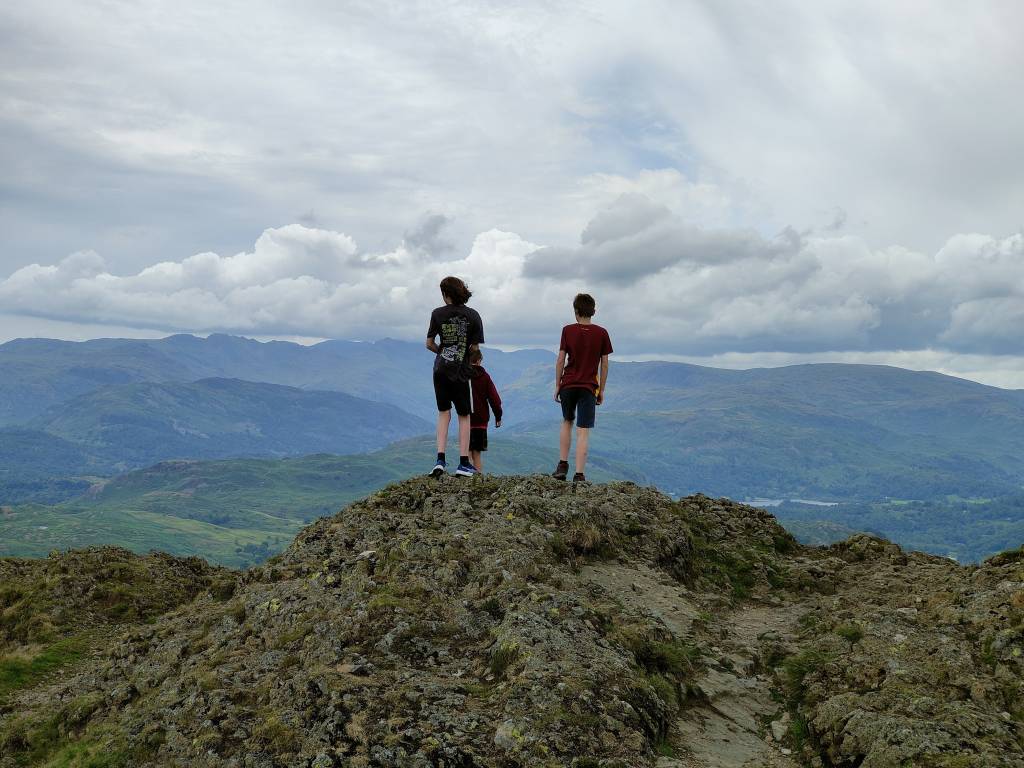 Up high