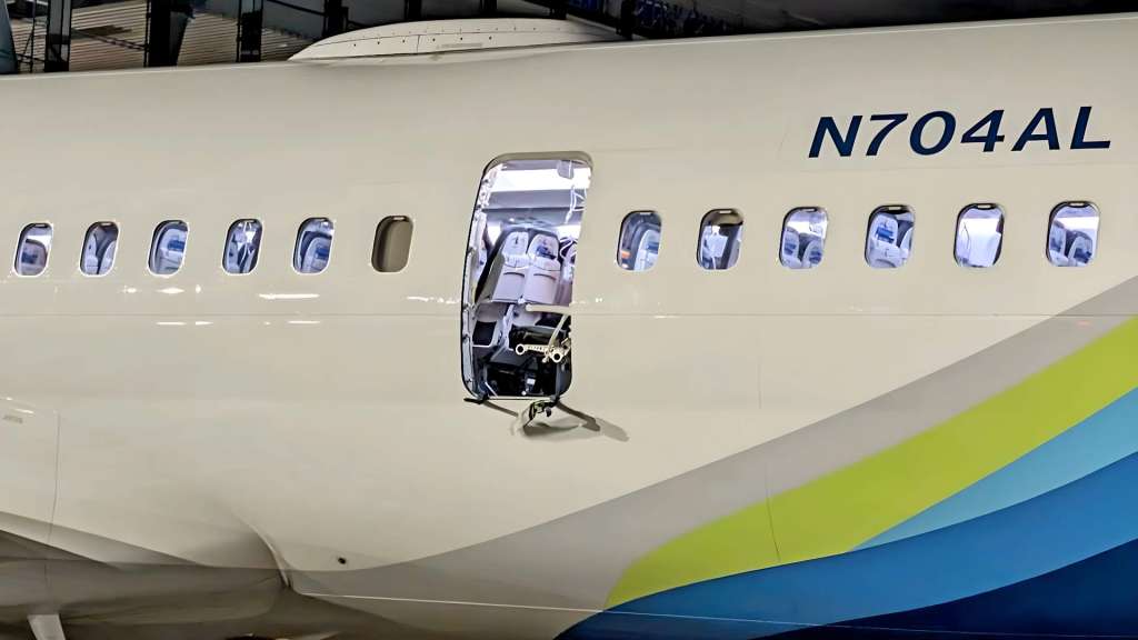 Alaska-Airlines-737-9-737-MAX-9-blown-plugged-door-N704AL-outside