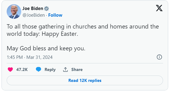Biden Easter