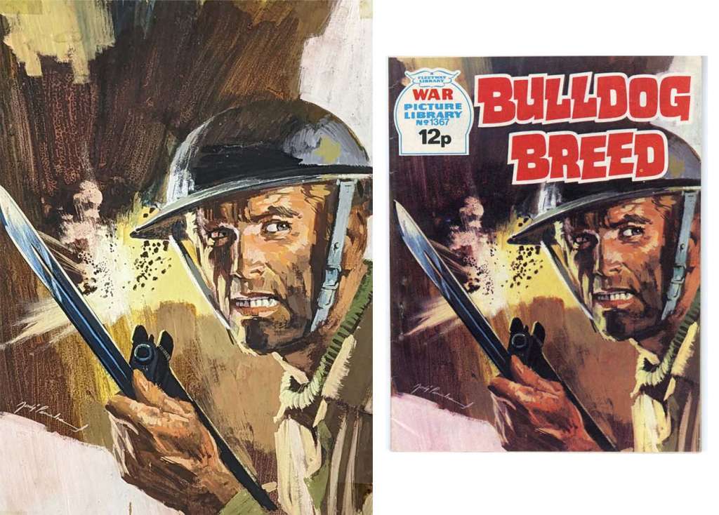 Bulldog-Breed-1965-Battle-Drill-original-artwork-by-Jordi-Penalva-will-be-on-display-in-the-exhibition-Copyright-Rebellion-Publishing-IP-Limited
